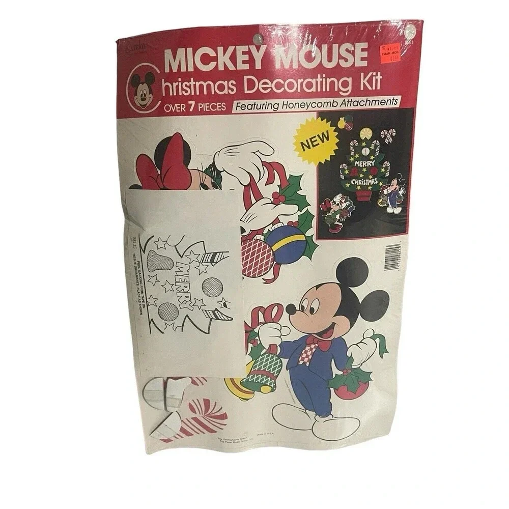 Mickey Mouse Christmas Decorating Kit Paper Tree Eureka Paper Magic Group New